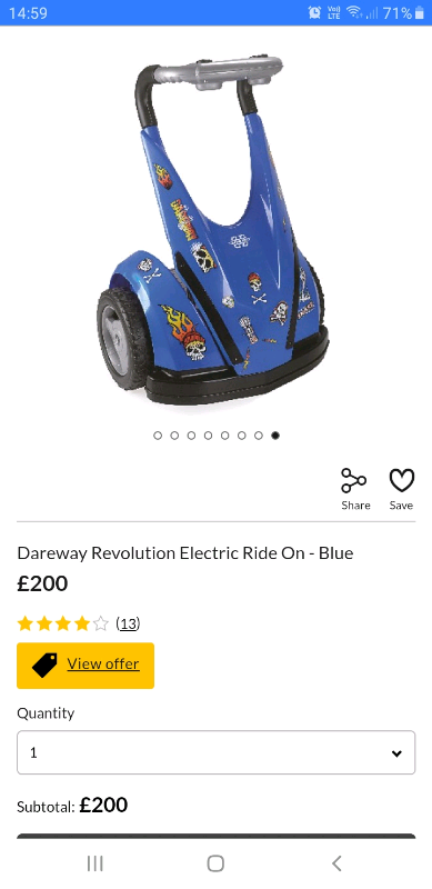 dareway electric ride on